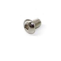 50 Vis à Tête Ronde Bombée (Button Head) M8 X 30mm - Acier Inoxydable A2-70, Empreinte Hexagonale, Filet M8-1.25, Norme ISO 7380