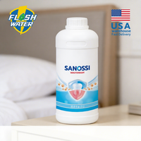 Sanossi Bain de bouche jetable antibactérien portable 1000ml pour une haleine fraîche et une hygiène dentaire quotidienne