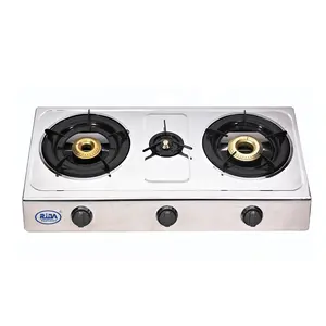 Factory custom sales africa india market 2 burner domestic use hob built-in gas cooker stove