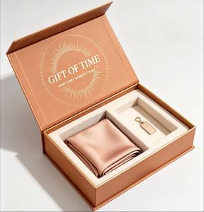 FX Custom Logo Eco-Friendly Foldable Rigid Gift Box with <b>Magnetic</b> Closure Four-Color Printing Luxury Keepsake Packaging - Product Image 4