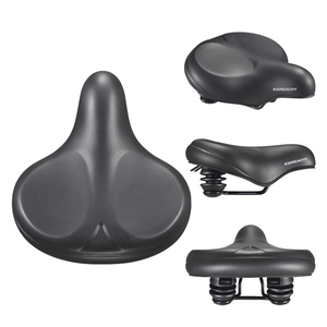 KEREACHY Siège confortable et étanche Double absorption des chocs <span class=keywords><strong>Selle</strong></span> <span class=keywords><strong>de</strong></span> vélo <span class=keywords><strong>de</strong></span> ville <span class=keywords><strong>Selle</strong></span> <span class=keywords><strong>de</strong></span> ville <span class=keywords><strong>de</strong></span> banlieue Super Wide Seat - Product Image 1