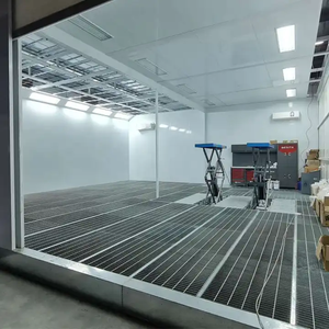 15m grandes cabines de pulvérisation pour bus camion peinture camion lourd peinture salle de cuisson système de chauffage diesel four de pulvérisation à vendre - Product Image 5