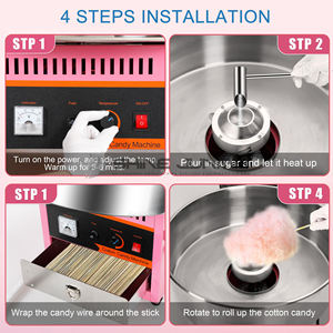 Machine à <span class=keywords><strong>Barbe</strong></span> à <span class=keywords><strong>Papa</strong></span> Électrique Commerciale Automatique à Bulles de Sucre OEM ODM pour Boulangerie - Product Image 6