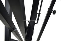 Double Tube Two-Layer Keyboard Stand, Non-Assembled, Adjustable, Heavy Duty