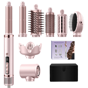 110000 Rpm 8 in 1 Styler Hair Dryer Set High Speed One Step Hair Dryer Straightener Curly Hair Styling Tools Ionic Hot Air Brush