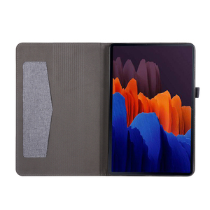 NUOVA Cover Sottile in Tessuto e Pelle PU con Supporto per Tablet Samsung <span class=keywords><strong>Galaxy</strong></span> <span class=keywords><strong>Tab</strong></span> S9 <span class=keywords><strong>S8</strong></span> S7 X700 T870 da 11 Pollici - Product Image 3