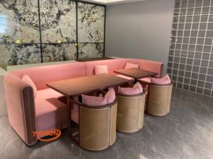 Özel lüks çevre dostu dayanıklı restoran sandalye mobilya seti-One-Stop ticari kapalı restoran mobilya tasarımı - Product Image 4