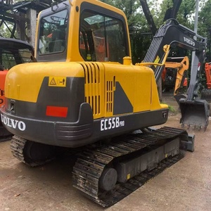 Excavatrice sur chenilles Volvo EC55B d'occasion, 95% neuve, vente chaude, matériel d'occasion du Japon, Volvo EC210 60 55 380 140 480 360 - Product Image 2