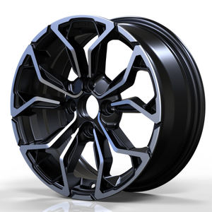 Usine chinoise de charge de conteneur 2023 nouveau moule face usinée noire 15x6.5 <span class=keywords><strong>pouces</strong></span> 4x100 roues en alliage de passager pour <span class=keywords><strong>RENAULT</strong></span> - Product Image 4