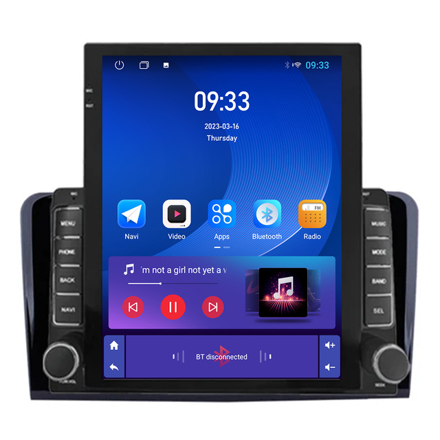 9.7" Tesla Style Screen Android Car Radio Player for Mercedes Benz Classe ML W164 ML350 ML430 GPS Navigation with Carplay 4G