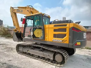 Excavatrice sur chenilles moyenne SDLG E6200H pour travaux de construction urbaine, d'assainissement, de protection des rivières, de chargement de terre et de sable. - Product Image 1