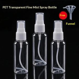 Juego de Botellas de Spray PET de 3 Tamaños: 30ml, 50ml, 100ml |   Botellas Dispensadoras de Pulverización Fina para <span class=keywords><strong>Alcohol</strong></span>, Tónicos y Líquidos Cosméticos - Product Image 2