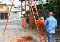 Aparato de prueba de penetración estándar SPT motorizado con martillo de 63,5 kg para pruebas de suelo