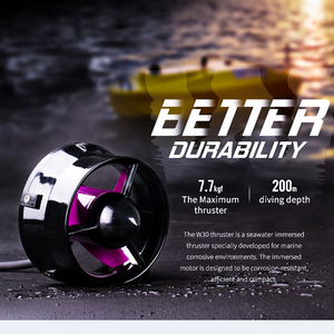 Cubermars W30 320kv 24V 48V ROV 잠수정 로봇 추진기 모터 브러시리스 방수 낚시 보트 카약 수중 추진기 - Product Image 2