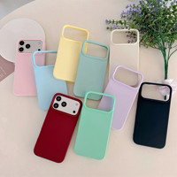 Coque de téléphone portable en silicone personnalisée avec logo, vente en gros, pour iPhone 17 Pro Max 16 Pro 15 14 13 12 11 Pro Max XS XR Mini Plus