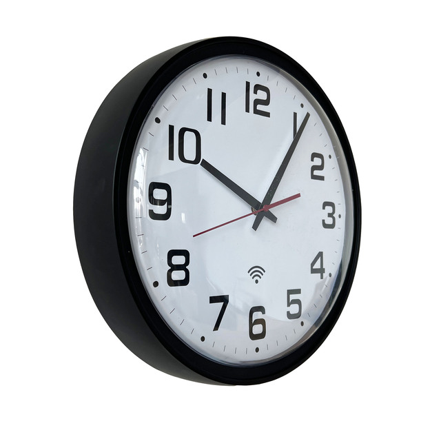 WiFi Synchronized Wall Analog Clock, for School