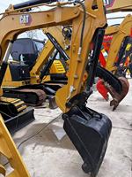 Mini 3.5ton utilisé CAT 303.5 d'excavatrice de chenille en caoutchouc de machines japonaises d'origine Mini CAT 303.5 d'excavatrice durable