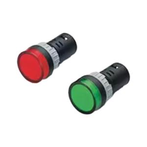 ไฟแสดงสถานะ LED 22มม. หัวกลมแบนไฟสัญญาณอุตสาหกรรม - Product Image 1