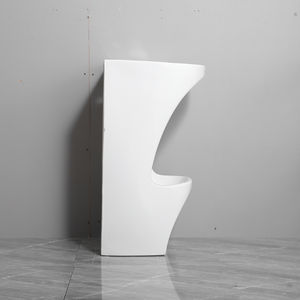 Station d'ablution islamique moderne en céramique, lavabo sur pied, lavabo pour les mains et les pieds, forme ovale, utilisation à domicile et à l'hôtel - Product Image 3