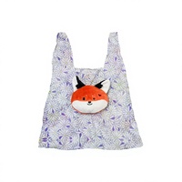Sac de courses en peluche super doux Fox, personnalisable, cadeau promotionnel, mignon, unisexe
