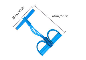 Bandes de Résistance Élastiques à Pédale pour Exercices de Fitness à Domicile, Musculation et Yoga, 4 Tubes – Meilleures Ventes - Product Image 2