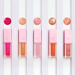 Plumping Lip Oil, Long Lasting Hydrating Lip Gloss Tinted Lip Balm Non-sticky Revitalizing, Tinting Lip Care Oil for Dry Lip