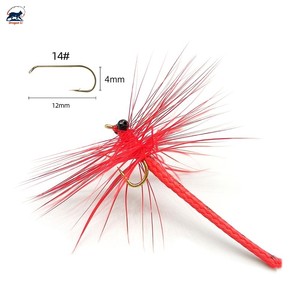 Combo de 5 señuelos artesanales de libélula al por mayor, cebo realista de insecto para pesca con mosca, señuelo flotante de libélula para lubina y trucha - Product Image 4