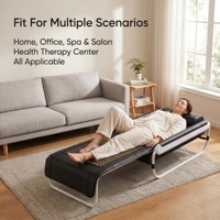 Table de massage thermique automatique V7 avec rouleau de jade, table de chiropratique vertébrale coréenne avec thérapie musicale pour le soulagement des douleurs corporelles