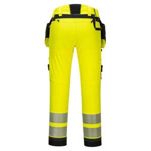 PORTWEST - DX442YBR32 DX4 <b>High</b> visibility yellow/black detachable Holster pocket <b>trouser</b> - EAN 5036108336852 HI-<b>VIS</b> WORKWEAR - Product Image 2