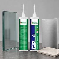 Scellant silicone acétique imperméable, résistant à la moisissure, transparent, pour aquarium, cuisine, salle de bain, étanchéité du verre