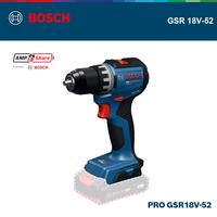 Perceuse-visseuse sans fil BOSCH GSR 18V-52 PRO, perceuse électrique rechargeable, outil électrique professionnel pour usage domestique et industriel