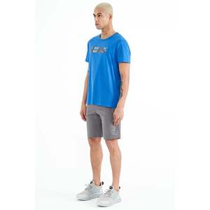 Pantalones Cortos Casuales Alva Air Jones para Hombre, Color Gris Oscuro, Estampados, de Doble Cara, Mezcla de Algodón y Poliéster, con Cintura Elástica para Uso Diario - Product Image 2