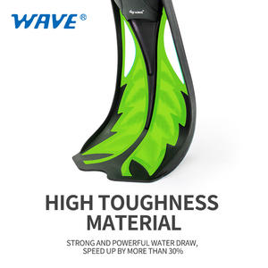 Palmes de plongée sous-marine en forme de vague, confortables, en TPR - Product Image 4