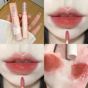 Cappuvini Lucidalabbra Idratante Effetto Specchio, Gloss Labbra Effetto Vetro per Donna, Colore Tè al Latte per Studentesse - Product Image 2
