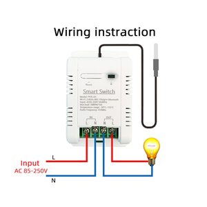 Module de commutation intelligent de température et d'humidité AC85-255V, statistiques de puissance, contrôleur de température, thermostat haute puissance 16A - Product Image 4