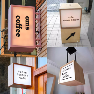 Letrero Publicitario con Logotipo Personalizado, Caja de Luz Giratoria de Acrílico con Blister, Cartel con Nombre de Empresa - Product Image 4