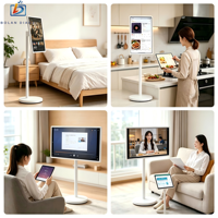 Écran intelligent mobile BOE, écran tactile HD portable, Android, point d'accès Wi-Fi, machine tout-en-un pour la diffusion en direct en libre-service