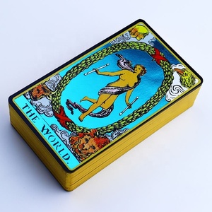 Cartas de Tarot Gitano Grandes para Principiantes, Cartas de Oráculo Angelical Impresas Personalizadas, Nuevas Mazas de Tarot Hechas de Papel Duradero - Product Image 2