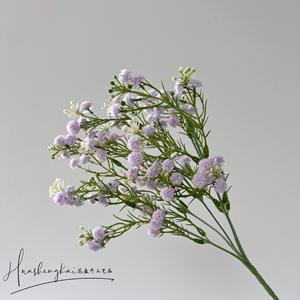 Ramo de Flores Artificiales de Plástico Simulando Aliento de Bebé, Decoración para el Hogar, Arreglo para Bodas, Alta Simulación SCELYB--0160 - Product Image 3