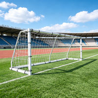 But de football amovible en PVC léger de 68 mm, filet de but de football durable, mobile, robuste, de niveau professionnel pour les jeunes