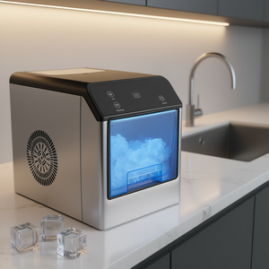 Máquina de Hielo de 20-30 Kg/Día, Cubos de Acero Inoxidable, Control Táctil, para Hogar, Oficina, Bar - Product Image 2