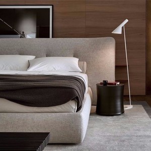 Moderno tessuto in lino di cotone color crema imbottito con <span class=keywords><strong>letto</strong></span> King Size con <span class=keywords><strong>testiera</strong></span> <span class=keywords><strong>letto</strong></span> <span class=keywords><strong>letto</strong></span> <span class=keywords><strong>180</strong></span> matrimoniale Set <span class=keywords><strong>letto</strong></span> matrimoniale camera da <span class=keywords><strong>letto</strong></span> mobili - Product Image 3