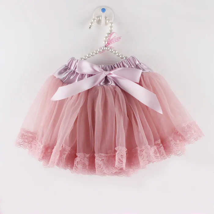 בנות תינוק חצאיות צבע אחיד חמוד התינוק ילדה chiffon tutu בנות צעירות מיני חצאית מיני