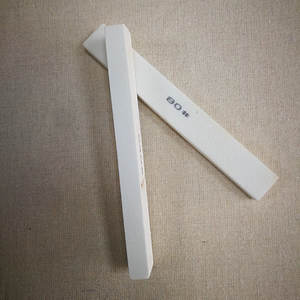 Disque de meulage rectangulaire blanc Jinglian Lens Strip 240 Grit pour machine à tailler les verres - Product Image 4