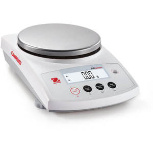 Balance électronique numérique de laboratoire OHAUS PR1602/E PR, 1 600 g, précision 0,01 g, pour pesage précis - Product Image 1
