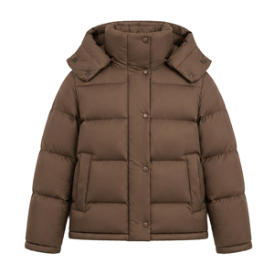 Veste matelassée en <span class=keywords><strong>duvet</strong></span> de canard blanc pour <span class=keywords><strong>femme</strong></span> Boying, épaisse, <span class=keywords><strong>chaude</strong></span>, à capuche, coupe ample, coupe-vent, hiver, personnalisable, OEM, vente en gros - Product Image 4