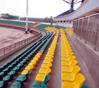 En gros en plastique football tribune chaises de stade gradin coussin chaises de stade