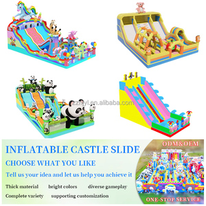 <span class=keywords><strong>Château</strong></span> <span class=keywords><strong>gonflable</strong></span> pour enfants sur le thème de l'unicorn, personnalisé en usine, pour l'extérieur, avec toboggan, pour la cour et les locations de fêtes - Product Image 2
