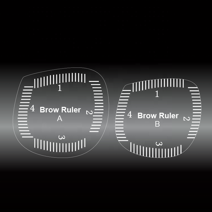 Eyebrow Easy Mapping Stencil Microblading Pmu Tool Brow Shape Design ...