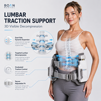 Dispositif de traction lombaire VCORE BAC-Y/S, support de décompression dorsal breveté, machine métallique de classe I, norme de sécurité.